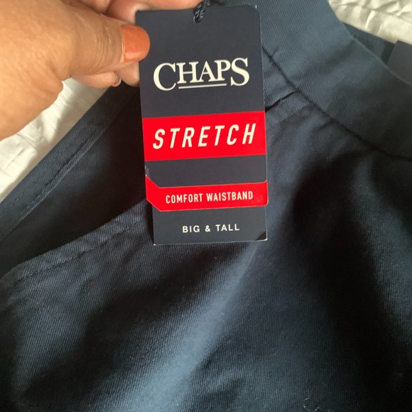 NWT Men's Big and Tall Chaps Navy Short Size 52 - Picture 4 of 4